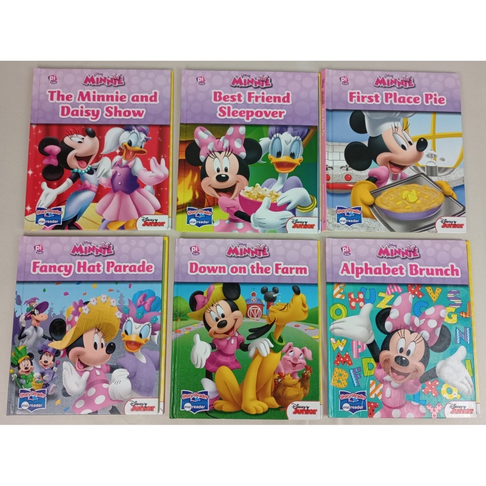 Lot of 6 Disney Junior Minnie Mouse Hardcover Me Reader Story Books